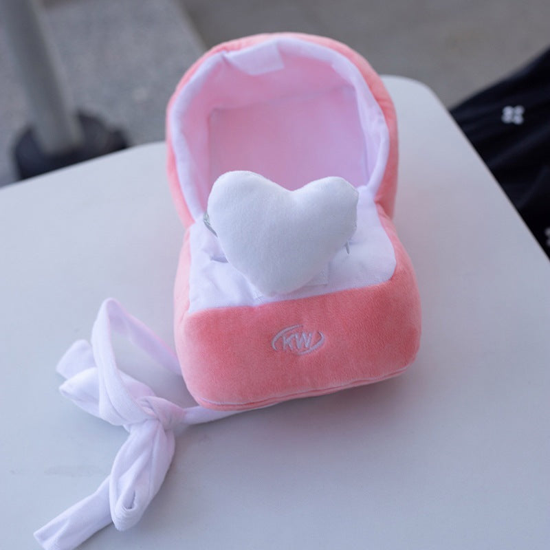Couple Confession Ring Love Big Diamond Ring Doll Plush Ring Box - Cindi Book