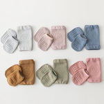 Children's Knee Pad Terry Floor Socks Set Toddler Protection - Cindi Book