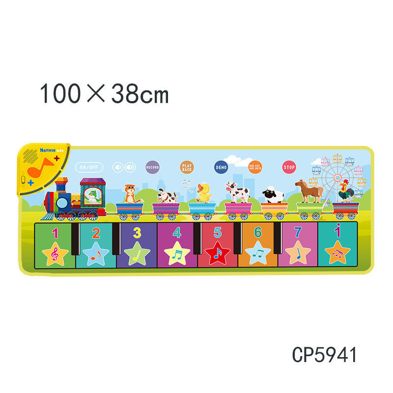 Children's Early Childhood Education Animal Piano Mat Multifunctional Music Blanket Toy - Cindi Book