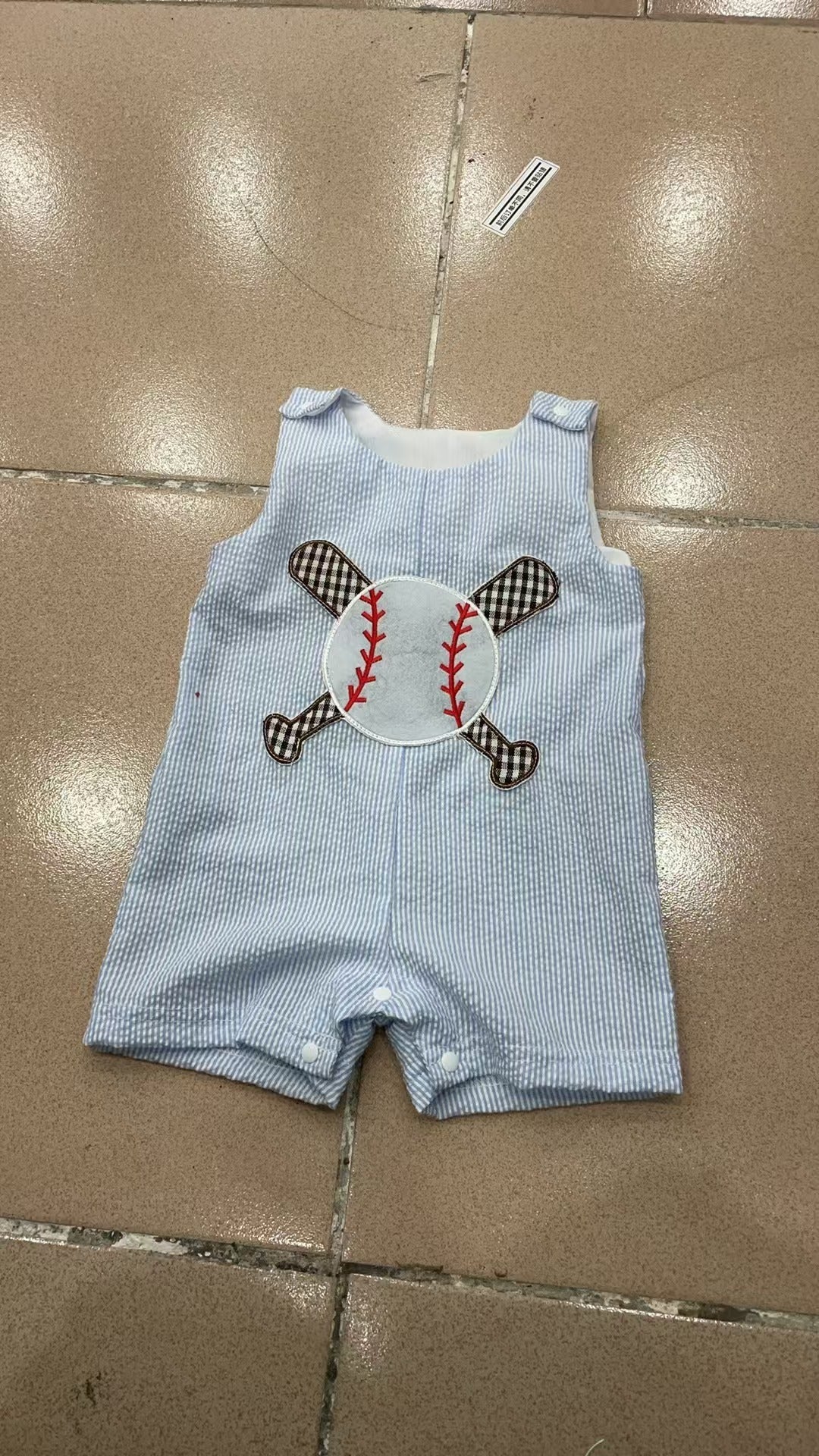 Boys Fashion Personality Baseball Vest Jumpsuit - Cindi Book
