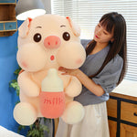 Baby Bottle Pig Ragdoll Plush Toy Doll - Cindi Book