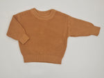Infant Toddler Cotton Knitted Round Neck Base Sweater - Cindi Book