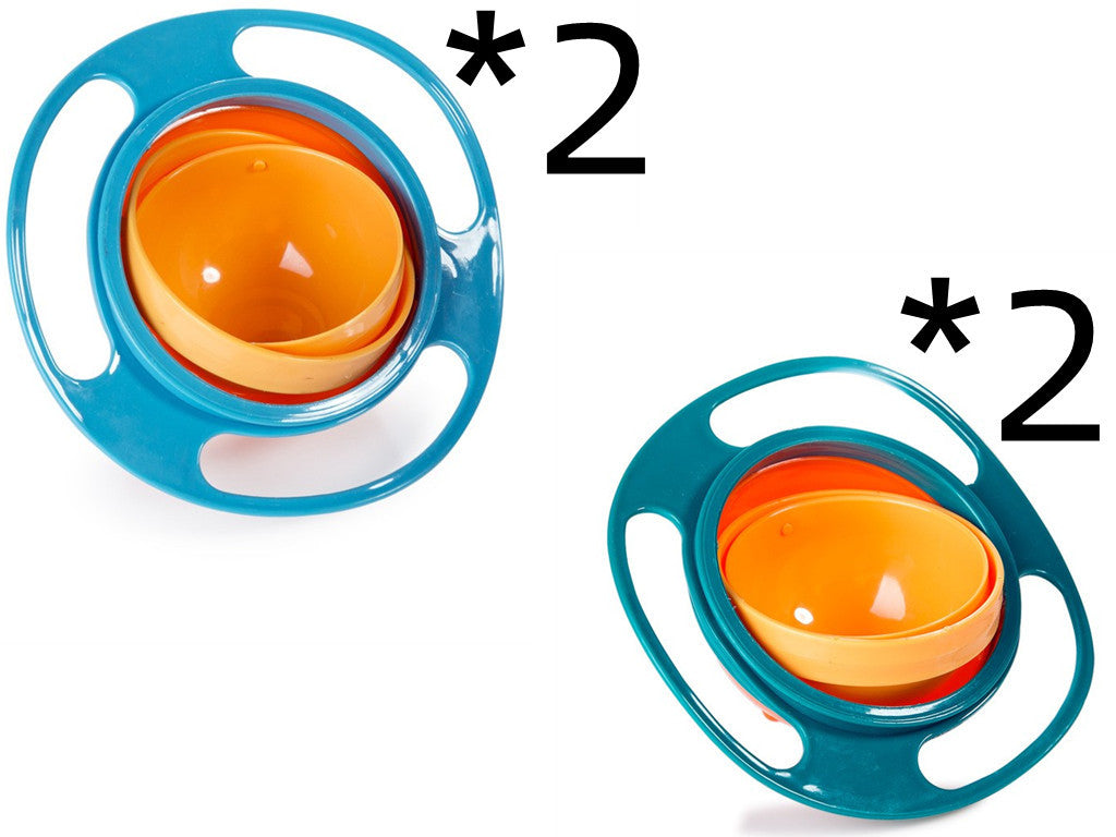 360 Rotate Universal Spill-proof Bowl Dishes - Cindi Book