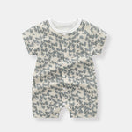 Baby Thin Clothes Short Sleeve Baby Jumpsuits - Cindi Book