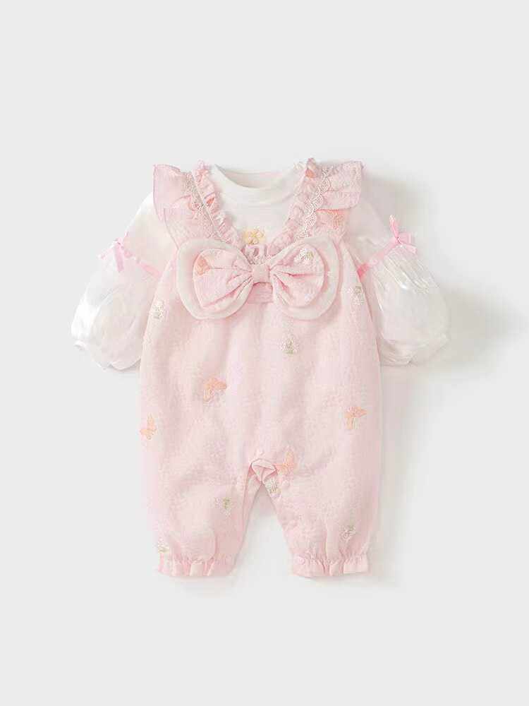 SpringAutumn One-Hundred-Day Romper Set For Baby Girls Full Moon - Cindi Book