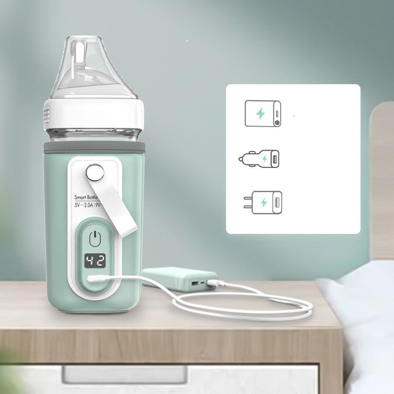 Baby Milk Bottle Ulation Artifact Constant Temperature Heating Pigeon Baby Bottle Ulation Cover Night Milk Adjusting Milk