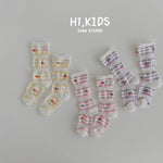 Children's Socks Summer Color Matching Plaid Korean Baby - Cindi Book