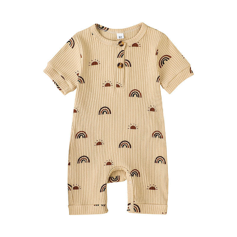 Summer New Short Sleeves For Baby And Infants Rompers Jumpsuit - Cindi Book