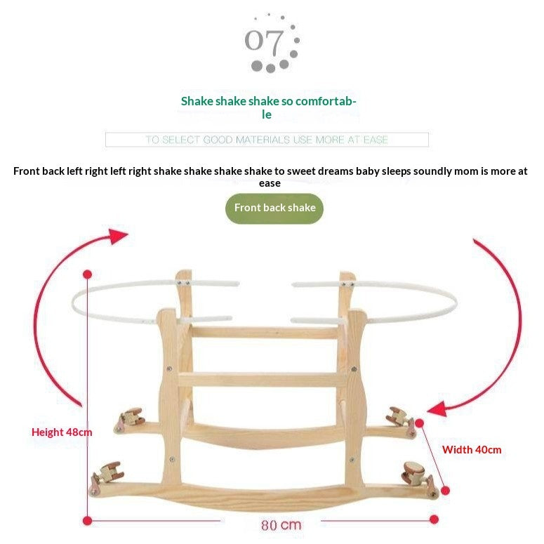 Portable Baby Bassinet Woven From Corn Husks - Cindi Book