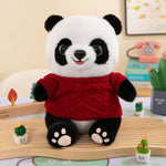 Cute Panda Plush Toy Wearing Clothes - Cindi Book