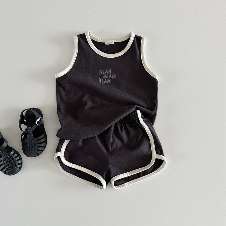 Cotton Sports Vest Shorts Casual Children Suit - Cindi Book