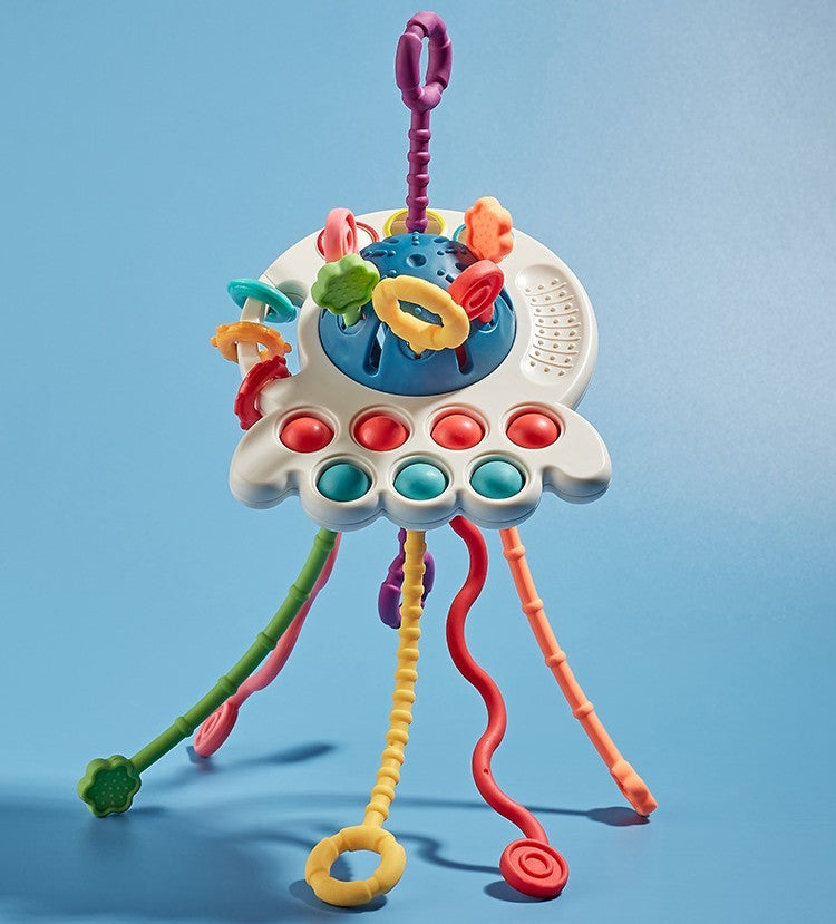 Baby's Funny Finger Puff Toy Can Be Pressed - Cindi Book