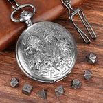 Retro Creative Pocket Watch Shaped Tabletop Game Dice Set -7PCS Metal Polyhedral Dice, Steampunk Style Portable DND Dice Set, Exquisite Metal Craftsmanship, Adding Unique Charm To Tabletop Games - Cindi Book