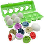Baby Learning Educational Toy Smart Egg Toy Games Shape Matching Sorters Toys Montessori Eggs Toys For Kids Children - Cindi Book