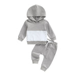 Boys Patchwork Hoodie Suit Fashion Casual - Cindi Book