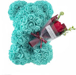 Rose Bear Preserved Fresh Flower Valentine's Day Birthday Gift - Cindi Book
