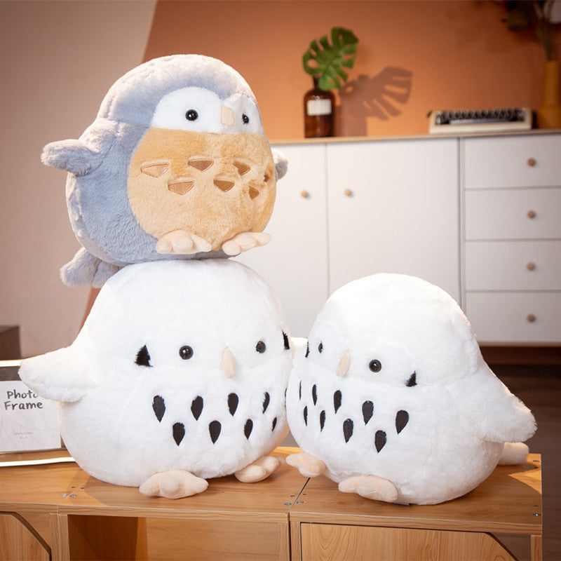Cute Round Owl Doll Plush Toy Gift - Cindi Book