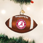 Old World Christmas Alabama Football Ornament - hand-blown glass Christmas tree ornament