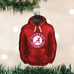 Old World Christmas Alabama Hoodie Ornament - hand-blown glass Christmas tree ornament