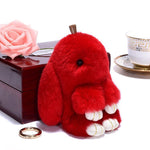 Fashionable Cotton Cute Rabbit Keychain Pendant - Cindi Book