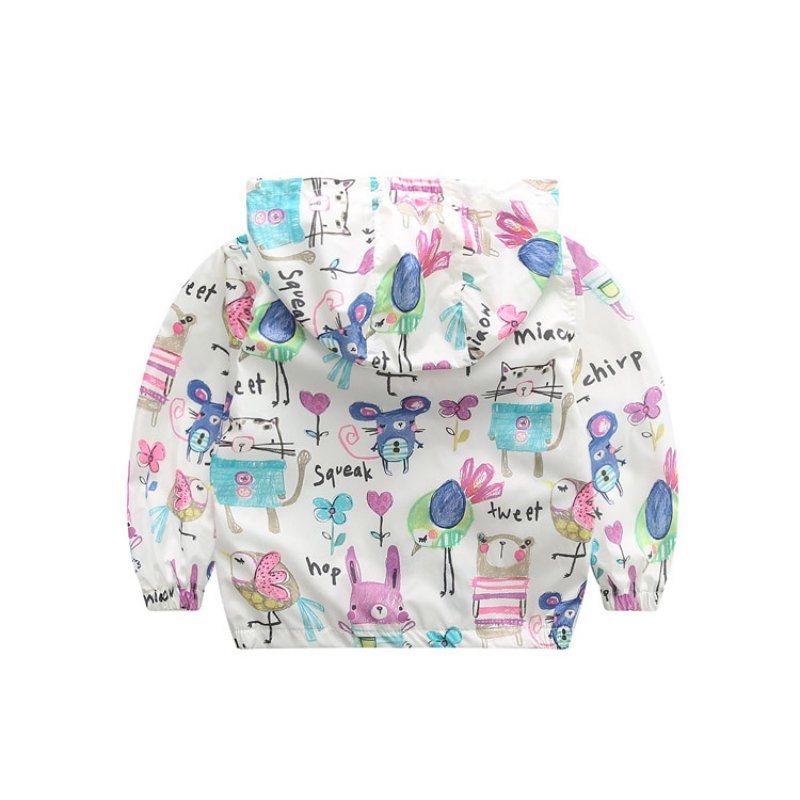 Baby girl cartoon hoodie - Cindi Book