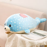 Cute Soft Whale Shark Dolphin Pillow Plush Toy Creative Marine Animal Doll - Cindi Book