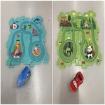 Children Puzzle Electric Railroad Speeder DIY Assembly Electric Car Automatic Rail City Scene Construction Education Toy Gift - Cindi Book