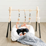 Wooden Baby Infant Fitness Frame Decorative Toys - Cindi Book