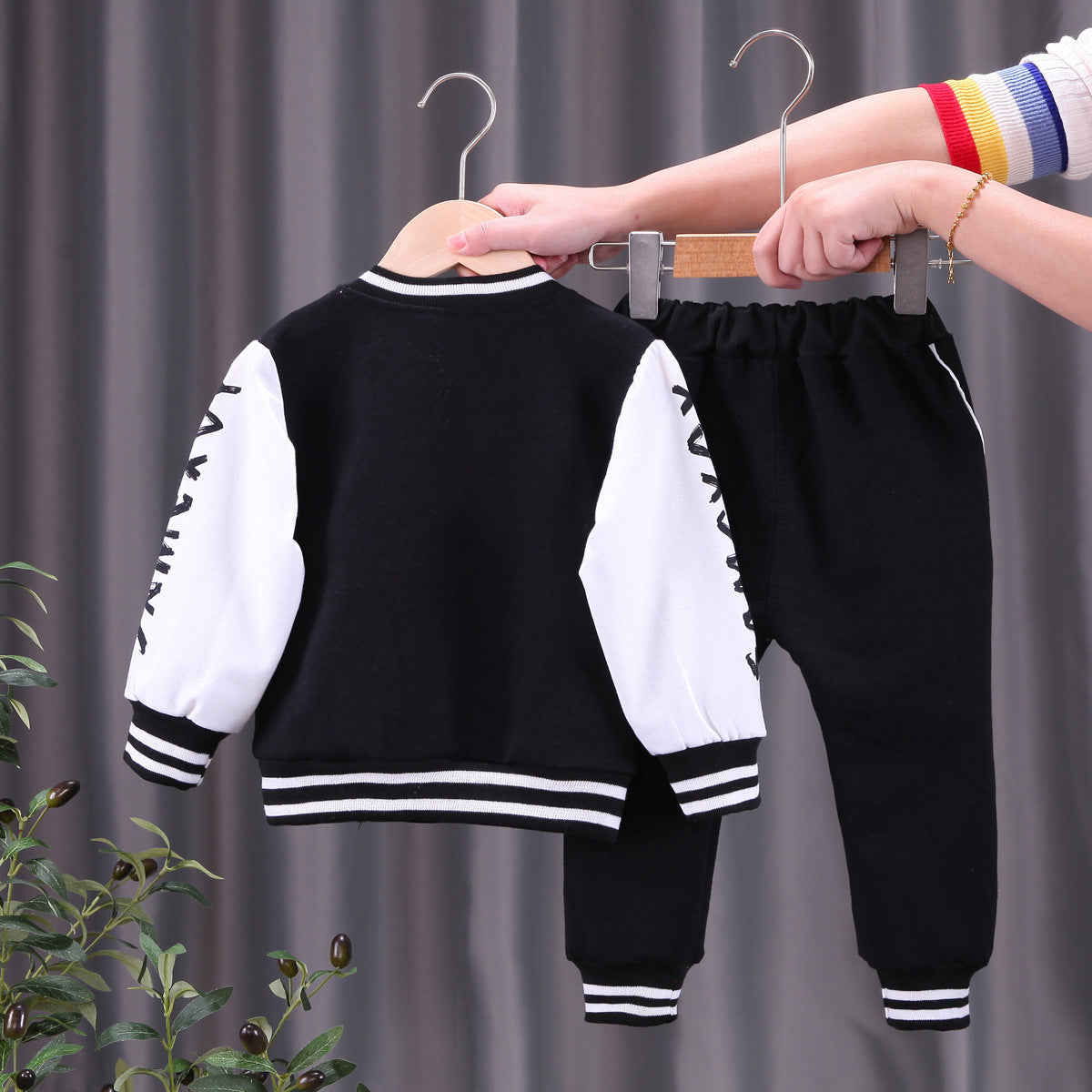 Boys Baseball Jacket Korean Two-piece Set - Cindi Book