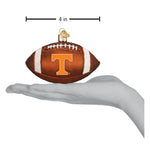Old World Christmas Tennessee Football Ornament - hand-blown glass Christmas tree ornament (view 4)