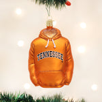 Old World Christmas Tennessee Hoodie Ornament - hand-blown glass Christmas tree ornament