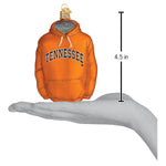 Old World Christmas Tennessee Hoodie Ornament - hand-blown glass Christmas tree ornament (view 4)