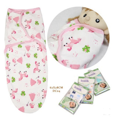 Cotton baby baby wrapped towel, cartoon baby sleeping bag, anti startled baby and baby products - Cindi Book