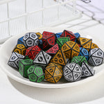 Pattern Multi-faceted Digital Dice Running Group Board Game Accessories Props - Cindi Book