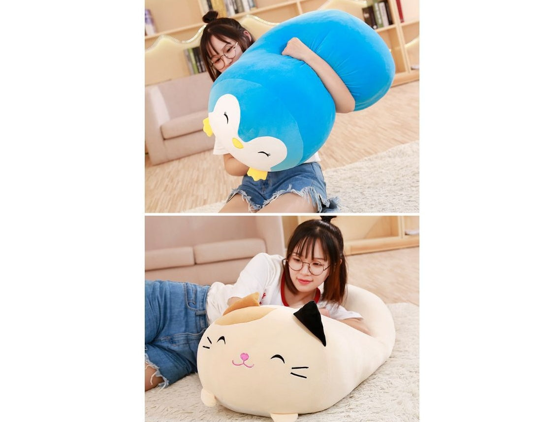 Sleeping Long Pillow Soft Plush Down Cotton - Cindi Book