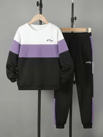 Design Sense Multicolor Hoodie Pants Two-piece Set - Cindi Book