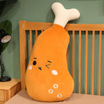 Large Chicken Leg Throw Pillow Plush Toy Home Cushion - Cindi Book