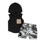 Boys' Hooded Vest T-shirt Suit - Cindi Book