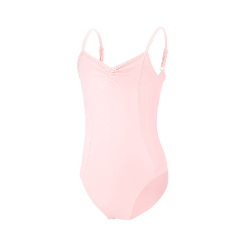 Girls' Solid Color Nylon Sling Ballet Jumpsuit - Cindi Book