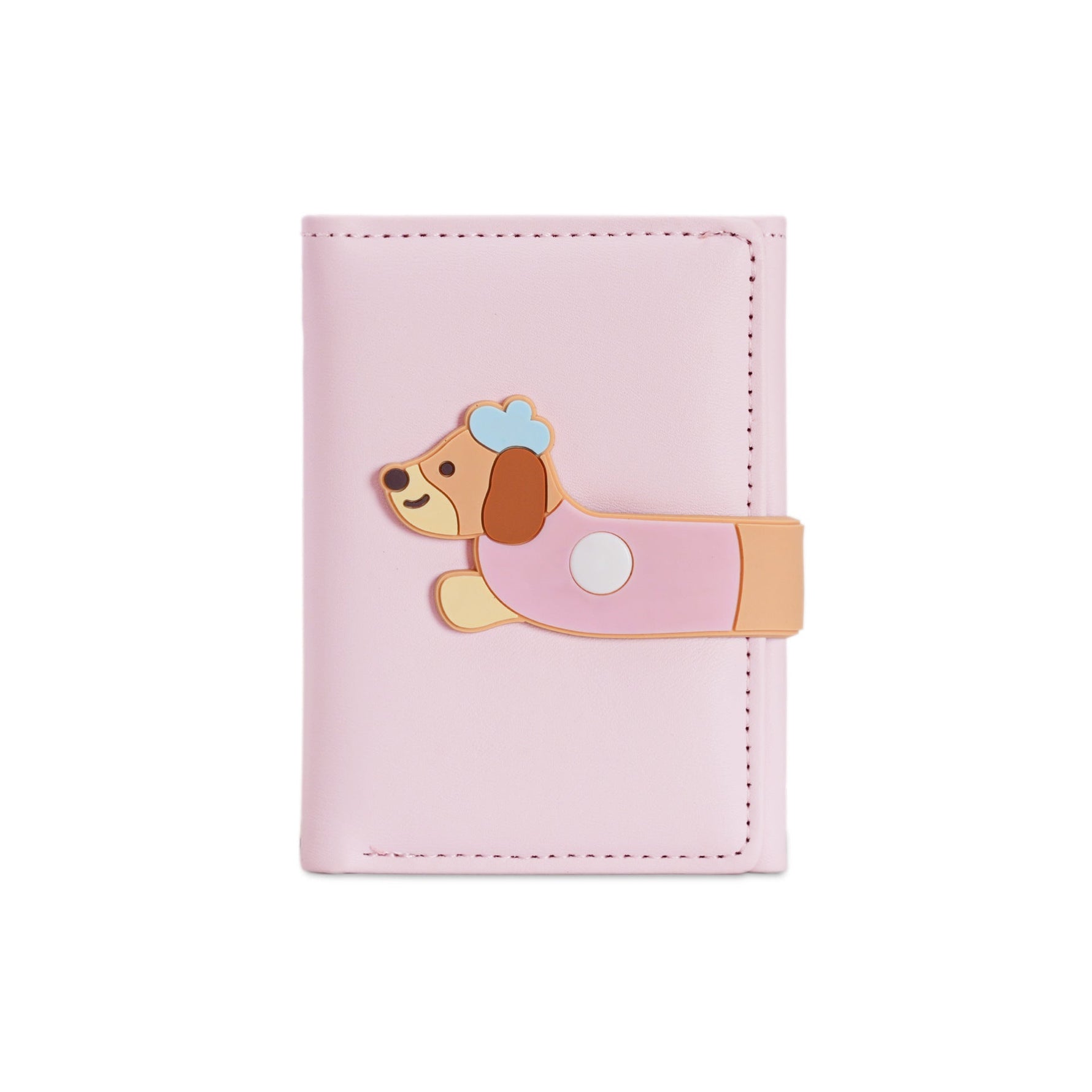 Girl Heart Cartoon Cute Illustration Student Mini Short Wallet - Cindi Book