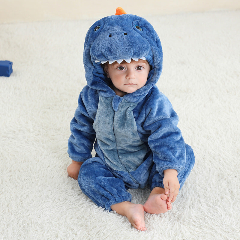 Flannel Animal Onesie For Kids - Cindi Book