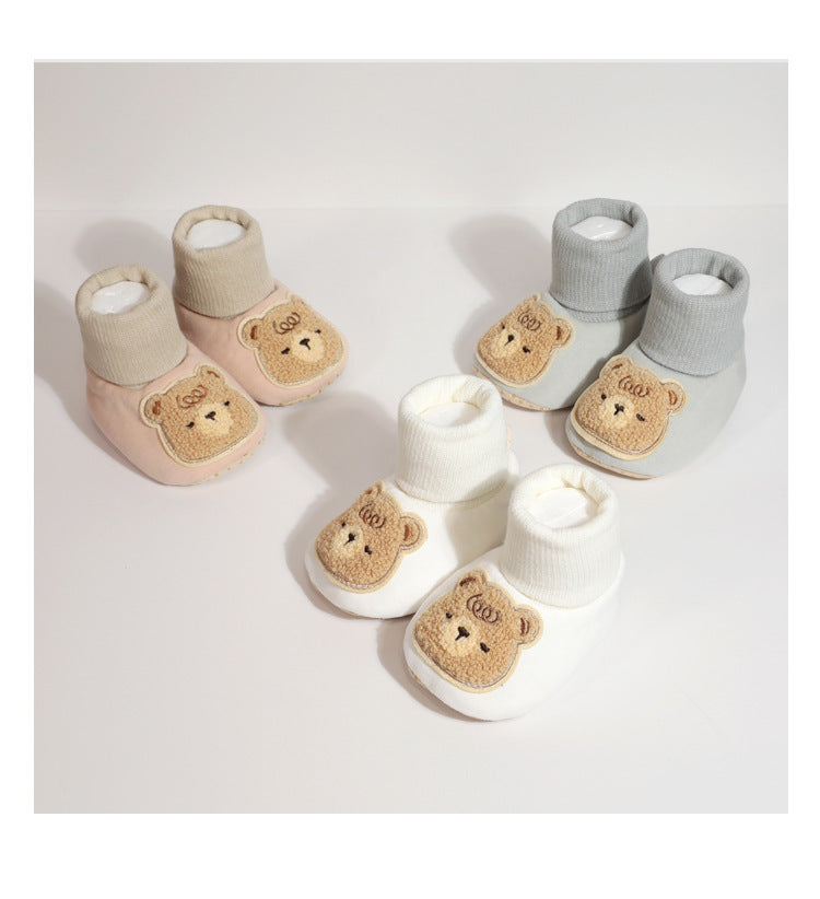 High Bear Babies' Socks Baby Soft-soled Pure Cotton Shoes - Cindi Book