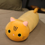 Large Size Cartoon Cat Plush Toys Stuffed Cloth Doll Long Animal Pillow Cushion - Cindi Book