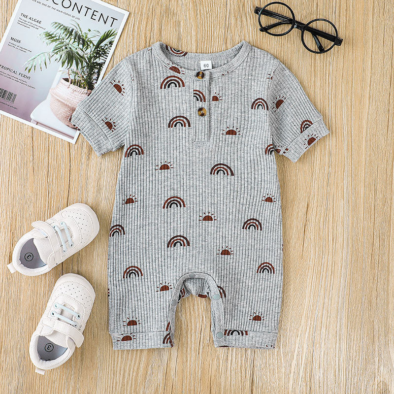 Summer New Short Sleeves For Baby And Infants Rompers Jumpsuit - Cindi Book