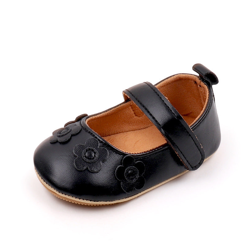 Flower Baby Soft Bottom Non-slip Toddler Shoes - Cindi Book