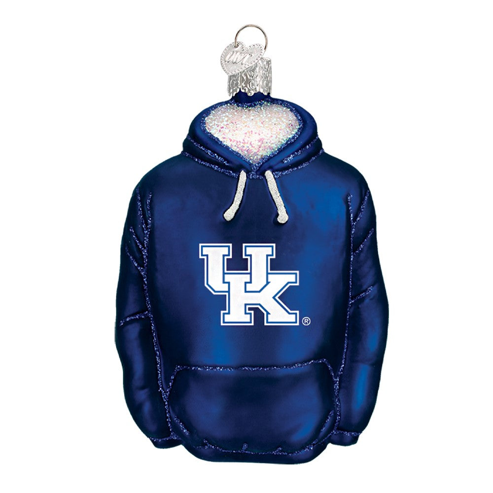 Old World Christmas Kentucky Hoodie Ornament - hand-blown glass Christmas tree ornament (view 3)