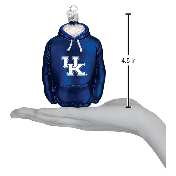 Old World Christmas Kentucky Hoodie Ornament - hand-blown glass Christmas tree ornament (view 4)