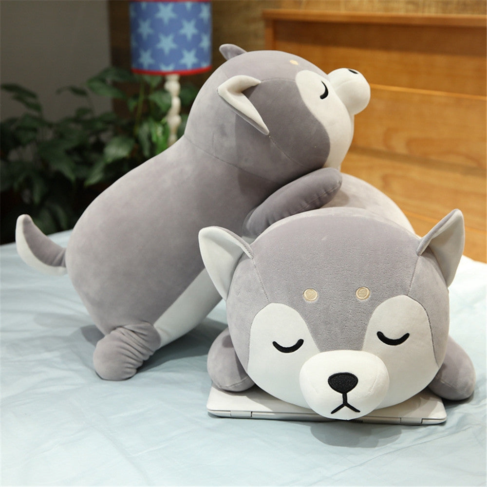 Cute Down Cotton Husky Plush Toys Chai Dog Doll - Cindi Book