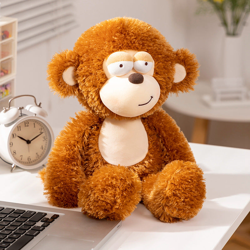 Creative Cartoon Monkey Plush Doll Stuffed Toy - Cindi Book