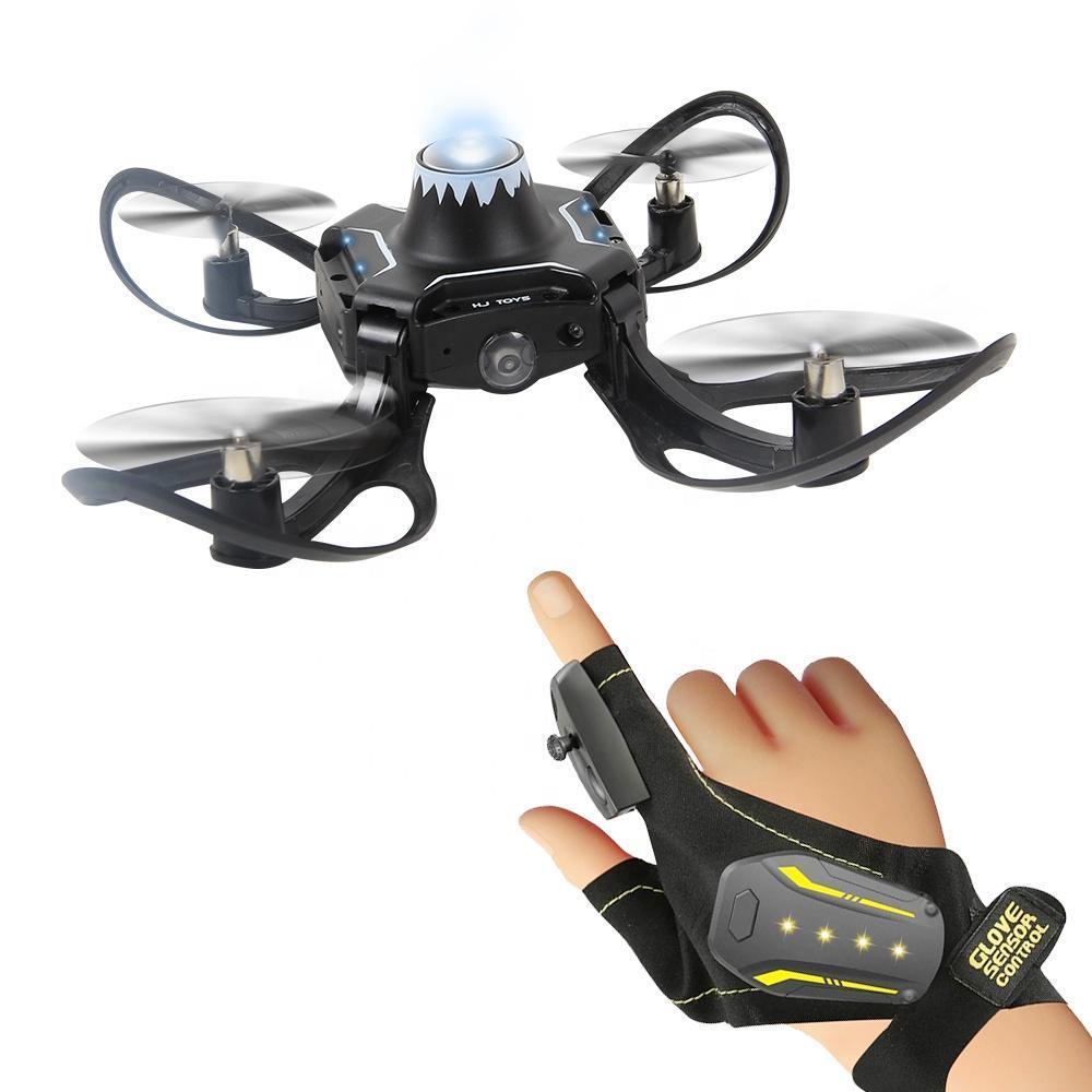 Folding Drone Gesture Control Aerial Photography Four-axis Body Sense Gravity Induction Remote Contro - Cindi Book